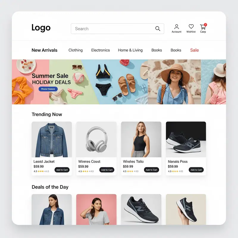 E-Commerce demo preview